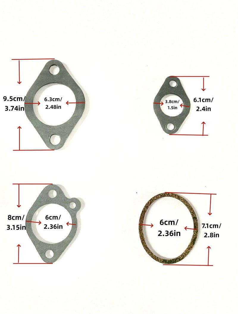 iJOY I-Joy 18-7037 Carburetor Kit Compatible with Chrysler Compatible with Force Outboard 9.9hp 15hp 75hp 85hp 105hp 120hp 130hp 135hp 150hp Replaces 18-7037 - Image 2
